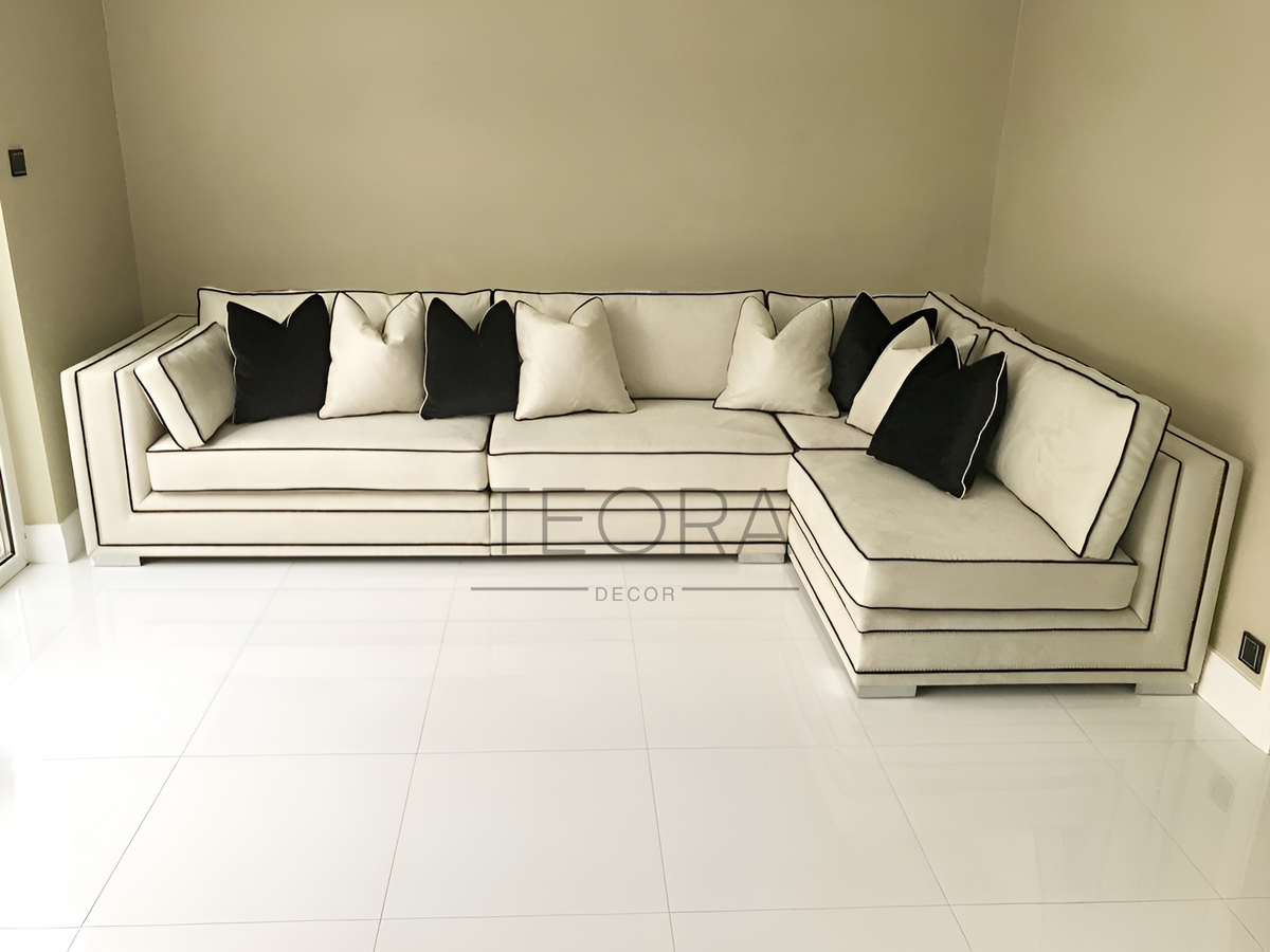 The Luxury Corner Sierra Piping Sofa