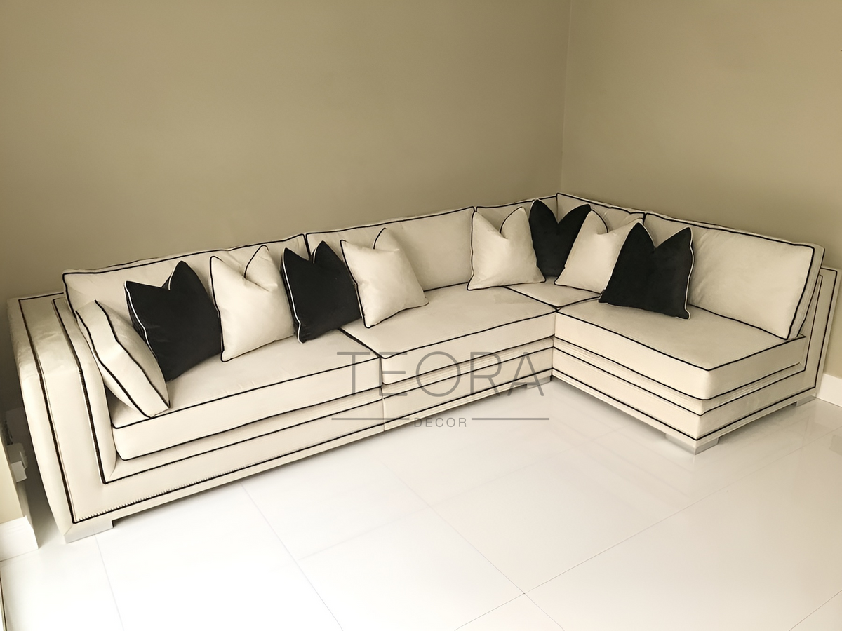 The Luxury Corner Sierra Piping Sofa