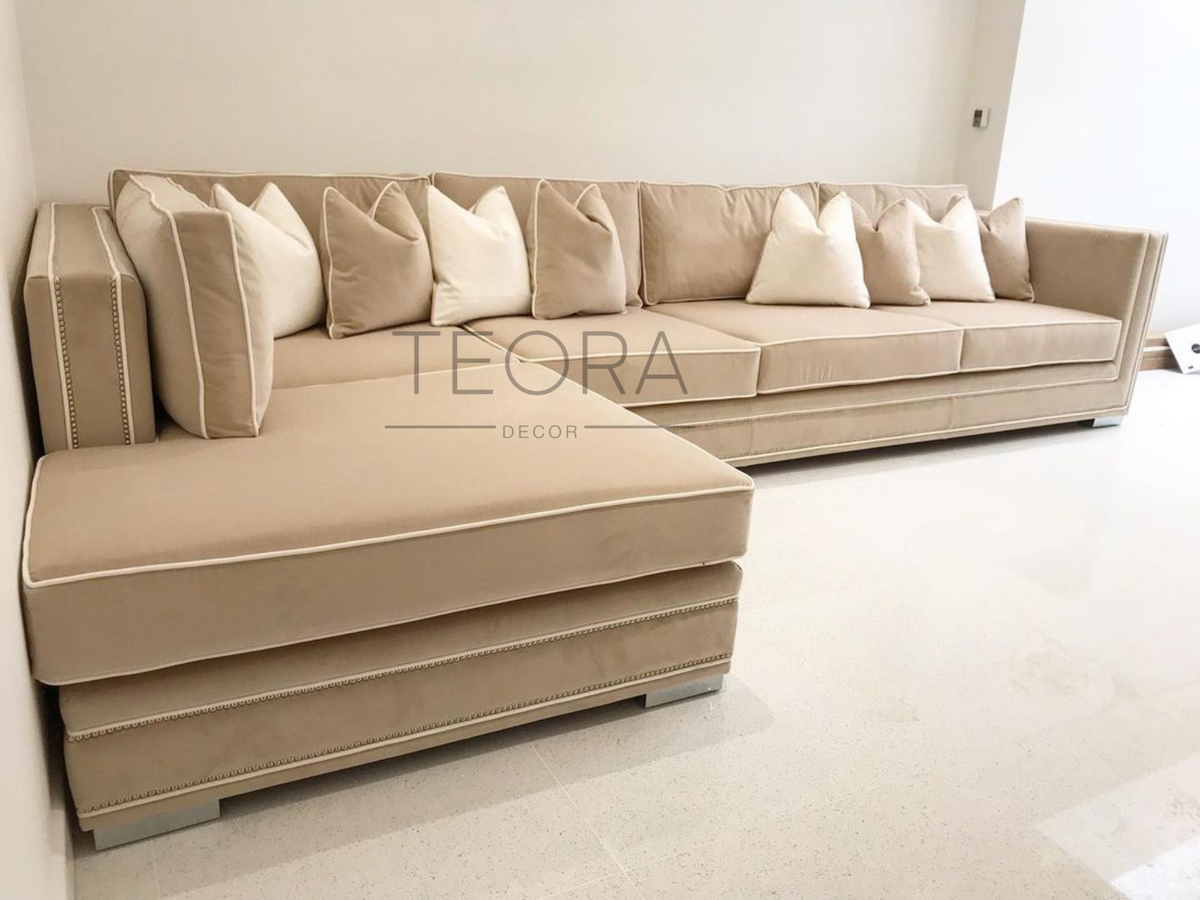 The Luxury Corner Sierra Piping Sofa