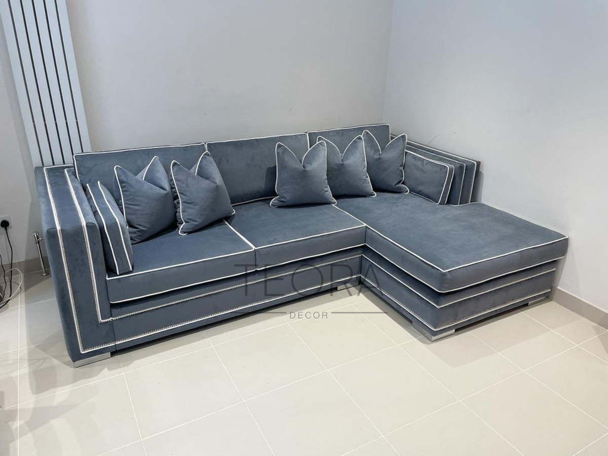 The Luxury Corner Sierra Piping Sofa